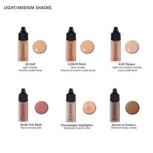 TEMPTU One Airbrush Make-up Kit for Complexion Perfection 6 Piece Set New & Seal